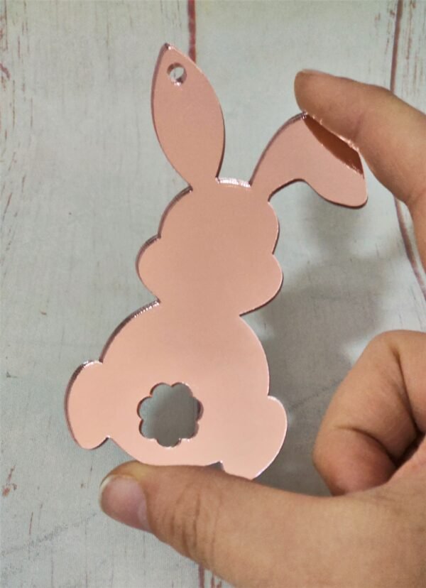 Stampo in silicone Coniglio pasquale per creazioni in resina e fimo - immagine 5
