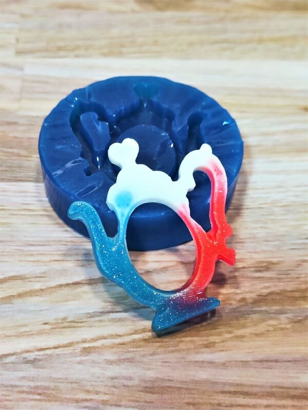 Stampo in silicone Teiera cornice per creazioni in resina e fimo - immagine 6