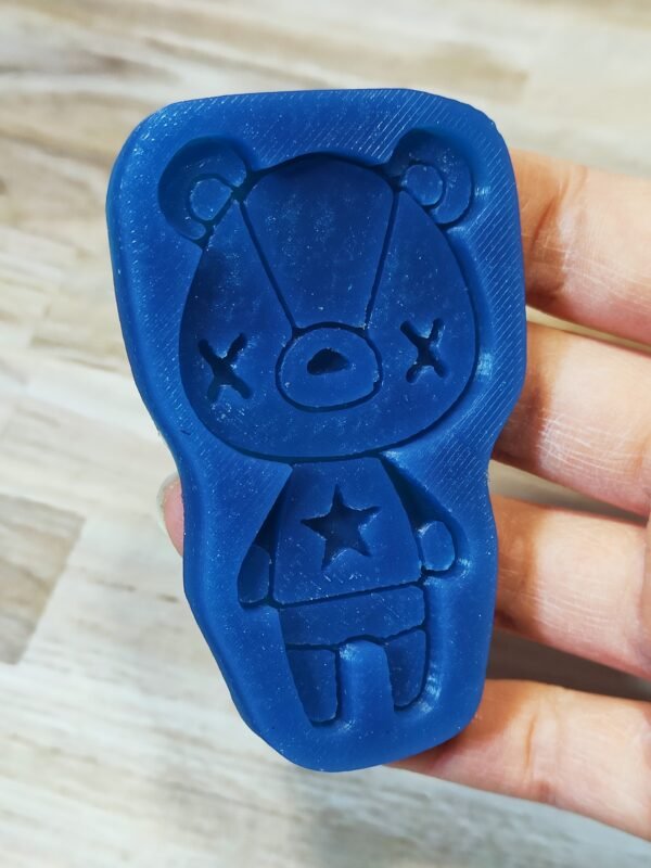 Stampo in silicone Orsetto Videogioco per creazioni in resina e fimo - immagine 2