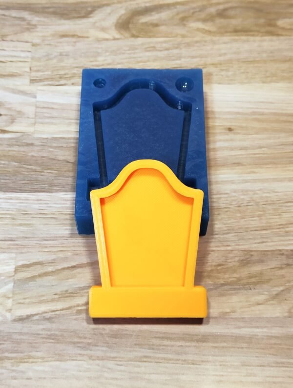 Stampo in silicone Lapide Shaker per creazioni in resina e fimo - immagine 5