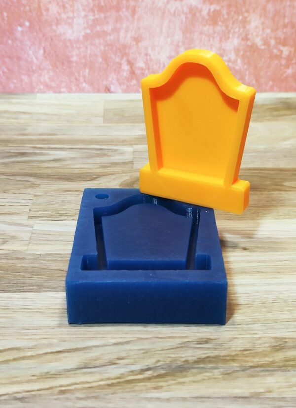 Stampo in silicone Lapide Shaker per creazioni in resina e fimo - immagine 4