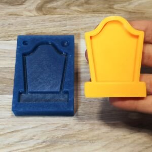 Stampo in silicone Lapide Shaker per creazioni in resina e fimo