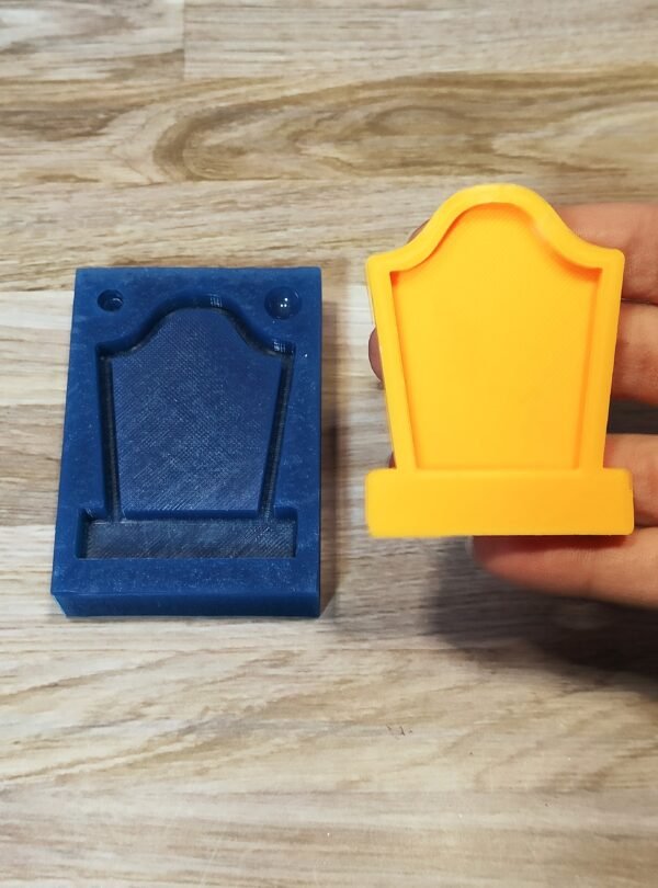 Stampo in silicone Lapide Shaker per creazioni in resina e fimo