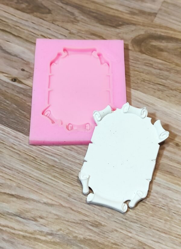 Stampo Pergamena in silicone per creazioni in resina, fimo e gesso - immagine 4