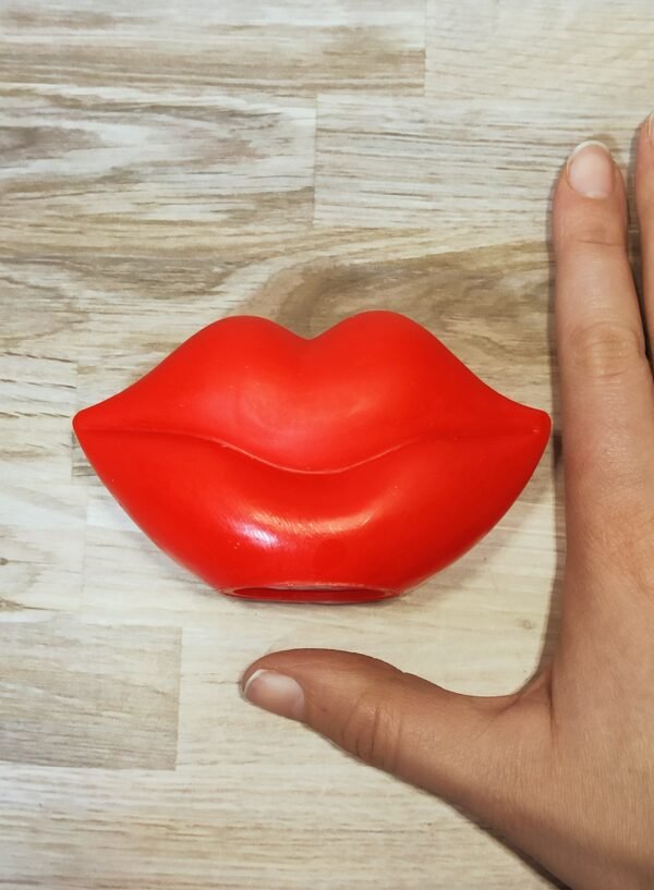 Stampo Bocca Labbra Grande 3D in silicone per creazioni in resina, cera e gesso - immagine 4