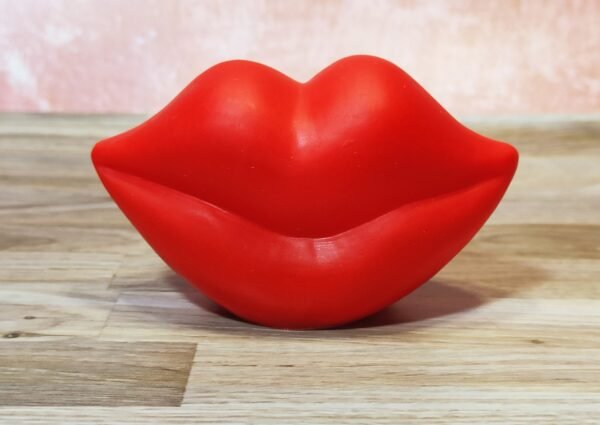Stampo Bocca Labbra Grande 3D in silicone per creazioni in resina, cera e gesso - immagine 2