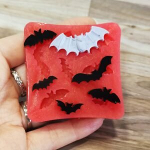 Stampo in silicone Pipistrelli varie misure per creazioni in resina e fimo