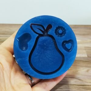 Stampo in silicone Frutta Pera shaker per creazioni in resina e resina uv