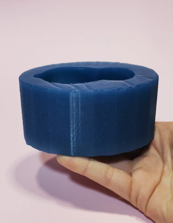 Stampo Coniglio Porta ovetto - Portacandele in silicone per creazioni in resina e gesso - immagine 8