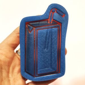 Stampo in silicone Cartone del succo Shaker con cannuccia per creazioni in resina e fimo