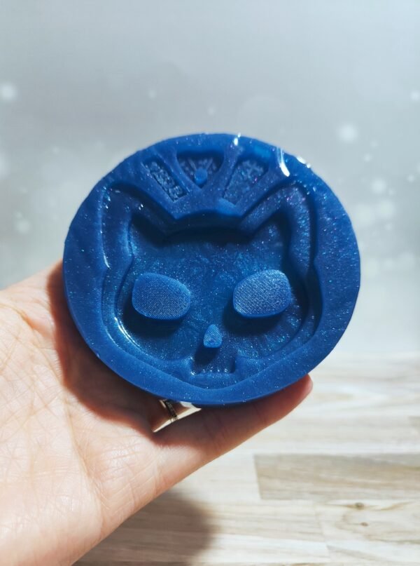 Stampo in silicone Gatto con Scheletro per creazioni in resina e fimo - immagine 5