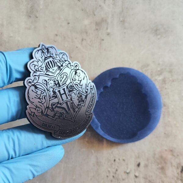 Stampo Stemma casate mago in silicone per creazioni in resina e fimo