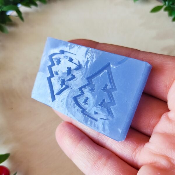 Stampo Albero di natale in silicone per Orecchini e ciondoli in resina e fimo - immagine 6