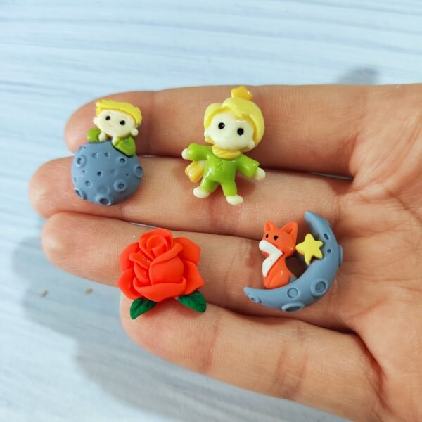 Stampo in silicone Piccolo Principe 8 pz per creazioni in resina e fimo - immagine 6