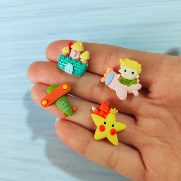 Stampo in silicone Piccolo Principe 8 pz per creazioni in resina e fimo - immagine 7