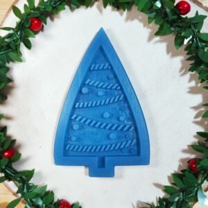 Stampo Albero di Natale in silicone 6x10 cm per creazioni in resina e gesso