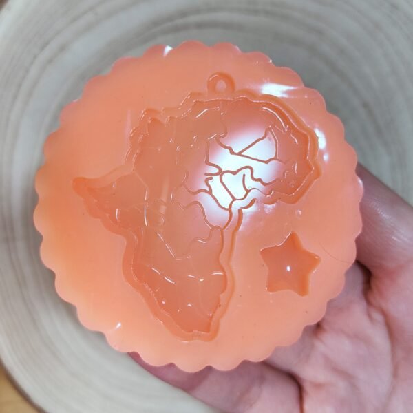 Stampo in silicone Africa per creazioni in resina e fimo - immagine 5