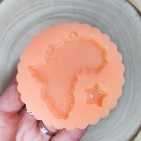 Stampo in silicone Africa per creazioni in resina e fimo - immagine 9
