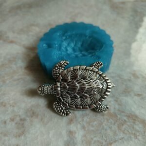 Stampo Tartaruga 6x4 CM in silicone per creazioni in resina, gesso, sapone, cera e paste polimeriche