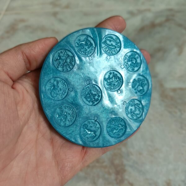 Stampo Segni Zodiacali Ciondoli 2 cm in silicone per creazioni in resina e paste polimeriche - immagine 7