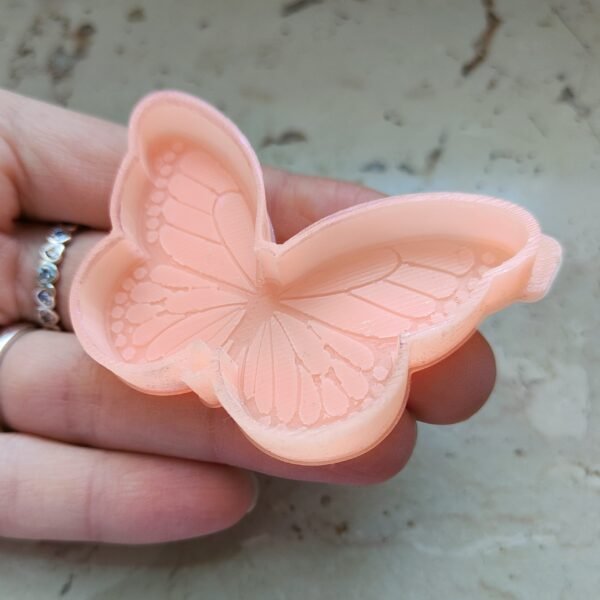 Stampo Farfalla 6x4 cm in silicone per creazioni in resina, gesso, sapone, cera e paste polimeriche - immagine 6