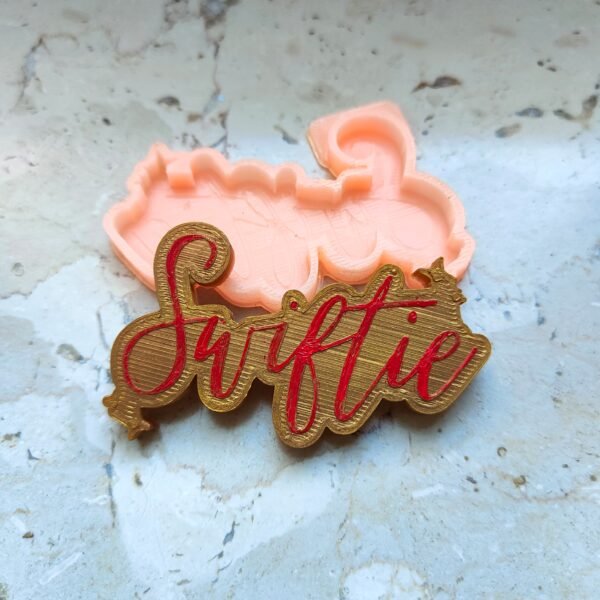 Stampo Swiftie in silicone 7x4 CM per creazioni in resina, gesso, paste polimeriche