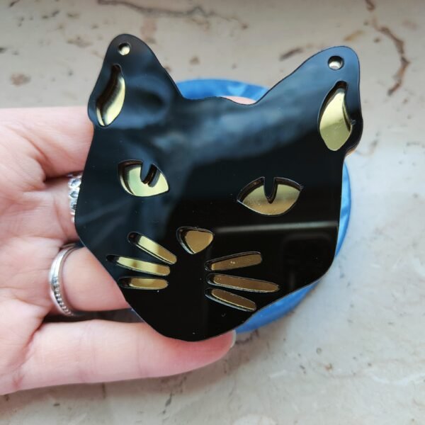 Stampo Pantera 7x8 cm in silicone per creazioni in resina, gesso, sapone, cera e paste polimeriche - immagine 4