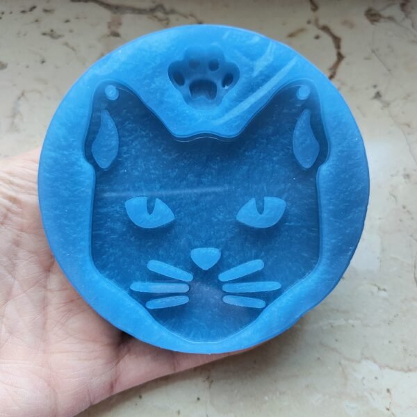Stampo Pantera 7x8 cm in silicone per creazioni in resina, gesso, sapone, cera e paste polimeriche