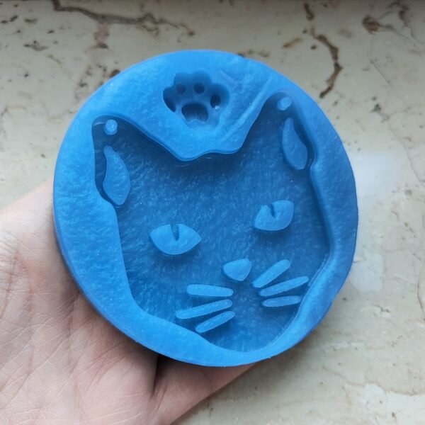 Stampo Pantera 7x8 cm in silicone per creazioni in resina, gesso, sapone, cera e paste polimeriche - immagine 9