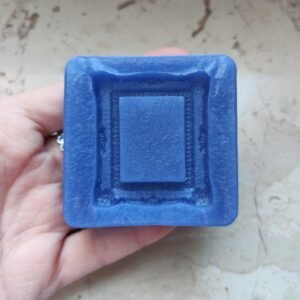 Stampo Cornice Rettangolare 4x5CM in silicone per creazioni in resina, gesso, cera, sapone e paste polimeriche