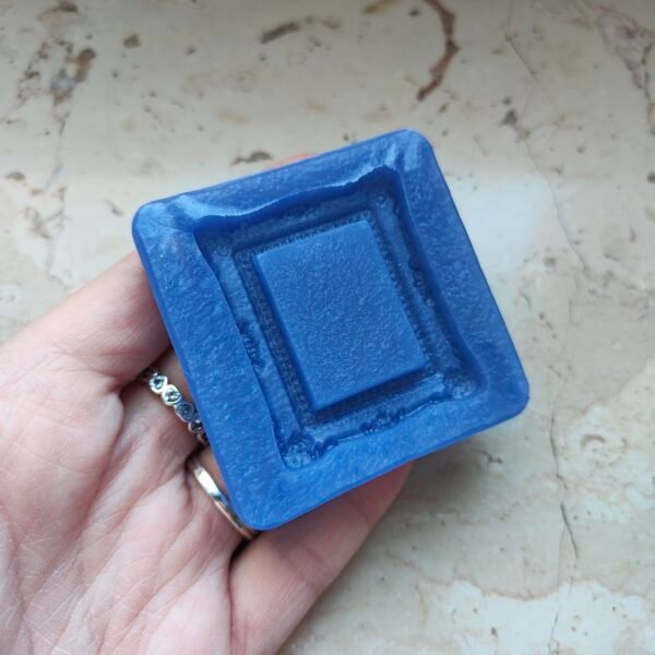 Stampo Cornice Rettangolare 4x5CM in silicone per creazioni in resina, gesso, cera, sapone e paste polimeriche - immagine 9