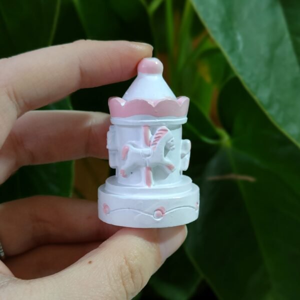 Stampo Giostra Carosello 3D in silicone 6 CM per creazioni in resina, gesso, cera, sapone e paste polimeriche - immagine 3