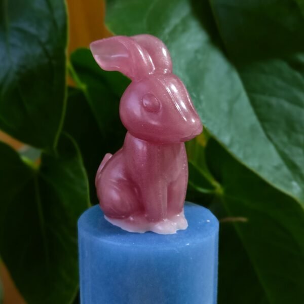 Stampo Coniglio Pasquale in silicone 10 CM per creazioni in resina, gesso, cera, sapone e paste polimeriche