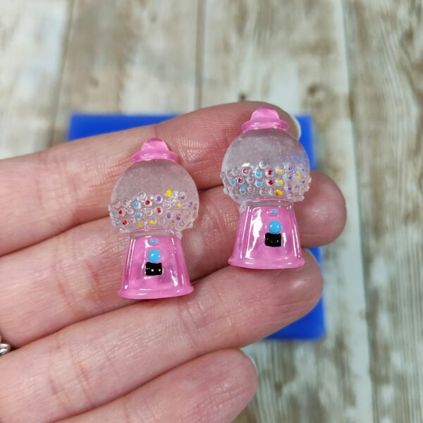 Stampo Dispenser Gomme da masticare 6pz 3cm in silicone per creazioni in resina, gesso, paste polimeriche, cera e sapone