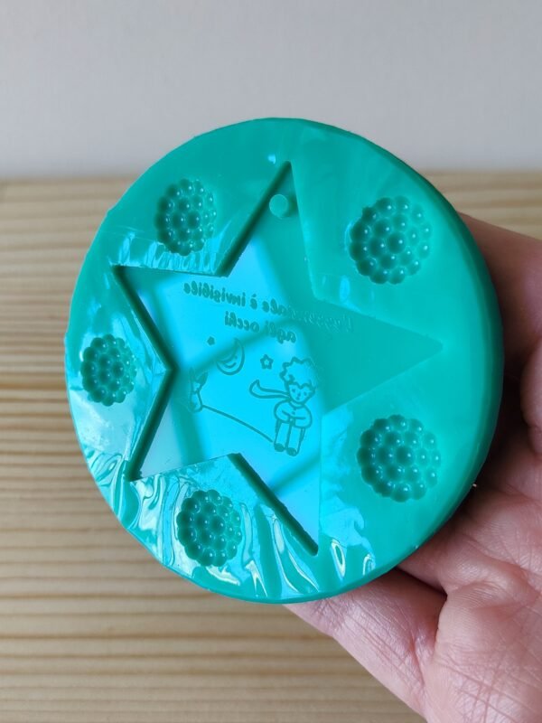 Stampo in silicone Frase Piccolo Principe L'essenziale è invisibile agli occhi, per creazioni in resina e gesso - immagine 5