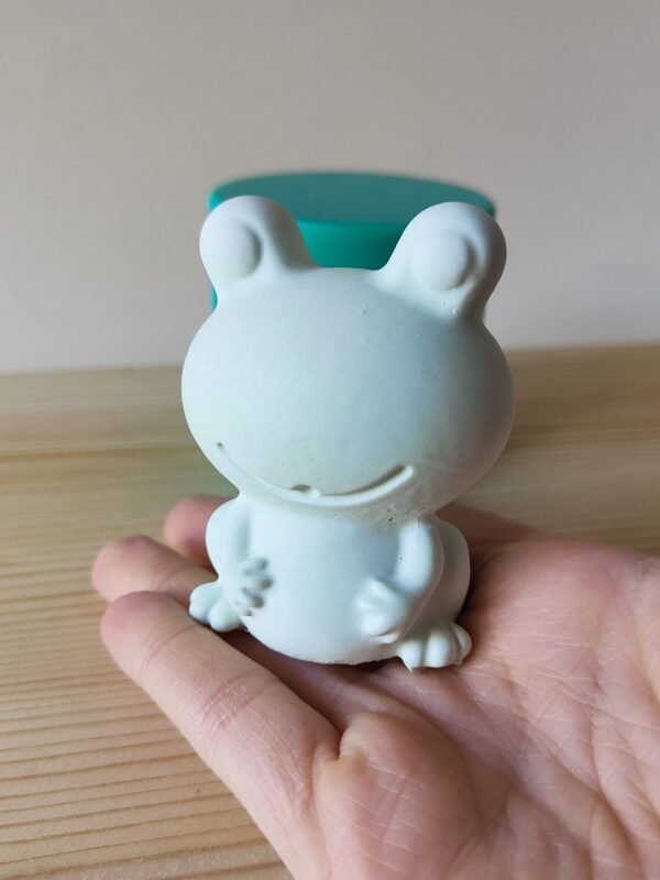 Stampo Ranocchia 3D 7cm in silicone per creazioni in resina, gesso, sapone, cera e candele
