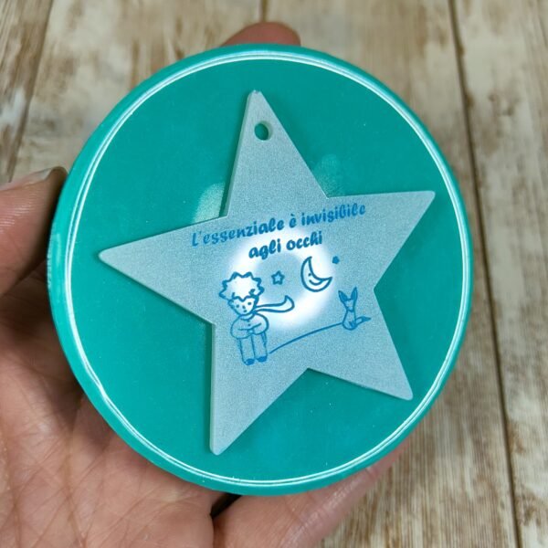 Stampo in silicone Frase Piccolo Principe L'essenziale è invisibile agli occhi, per creazioni in resina e gesso - immagine 2