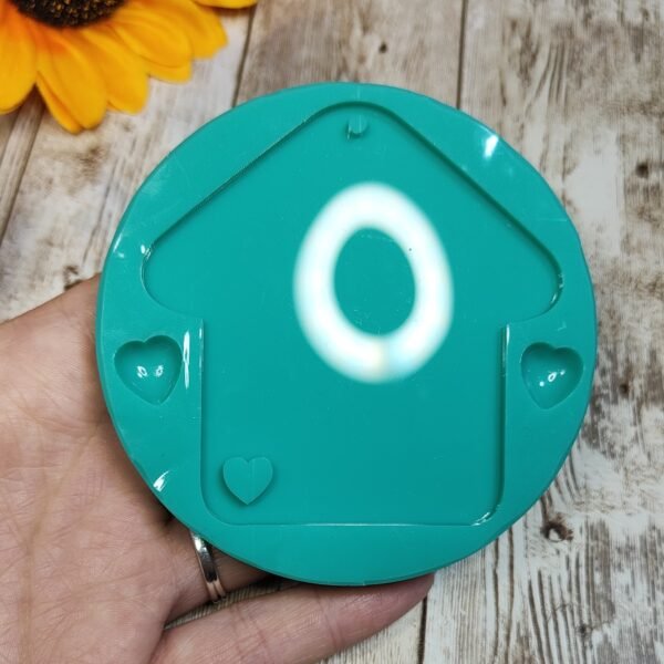 Stampo in silicone Casa con cuore per creazioni in resina e fimo - immagine 3