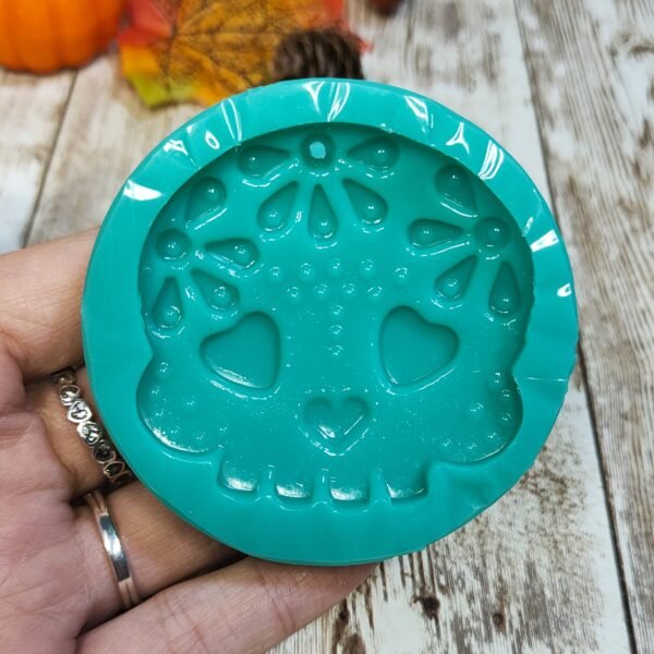 Stampo in silicone Teschio messicano per creazioni in resina e fimo