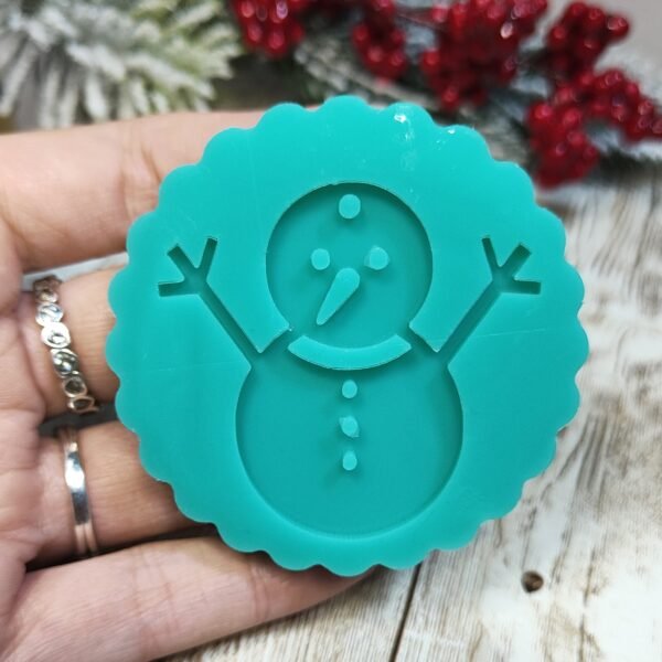 Stampo in silicone Pupazzo di neve per creazioni in resina e fimo
