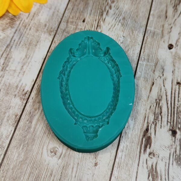 Stampo in silicone Cornice Base Cameo per creazioni in resina, gesso e fimo - immagine 4
