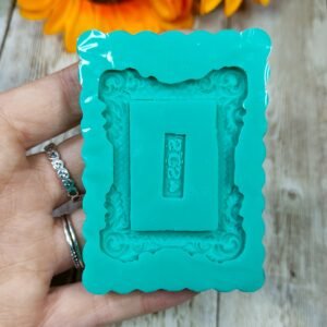 Stampo Cornice quadro con ghirigori per creazioni in resina e fimo