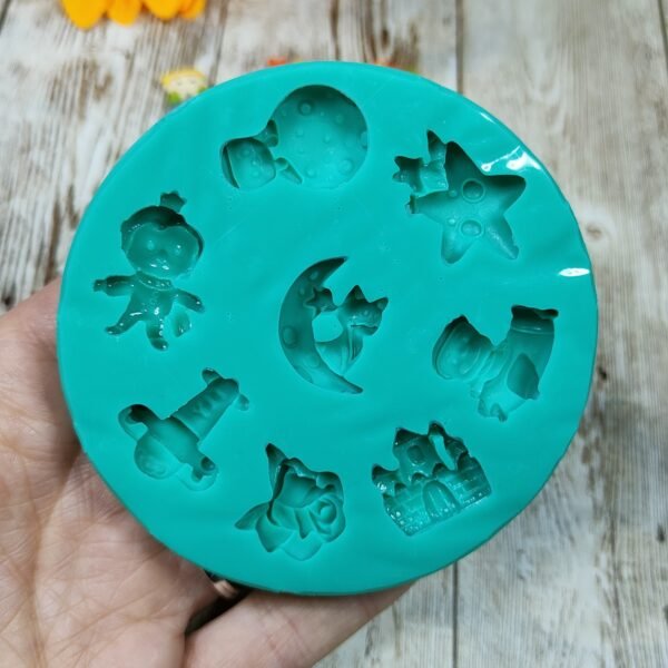Stampo in silicone Piccolo Principe 8 pz per creazioni in resina e fimo - immagine 13