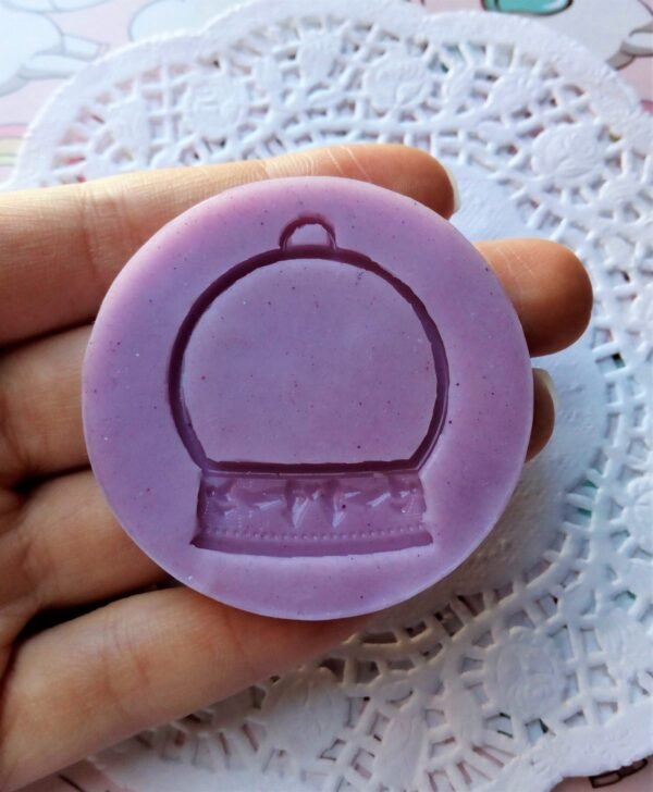 Stampo in silicone Open Bezel Sfera di Natale per creazioni in resina, fimo, diplast, gesso ceramico