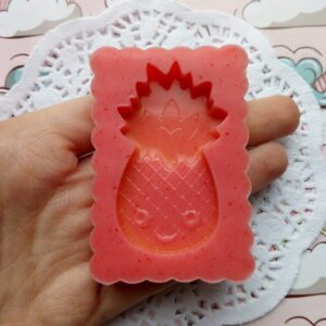 Stampo in silicone ANANAS kawaii grande per creazioni in resina, fimo, gesso
