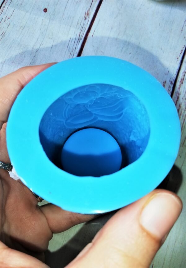 Stampo in silicone Portacandele Natalizio con Natività per creazioni in resina e gesso - immagine 8