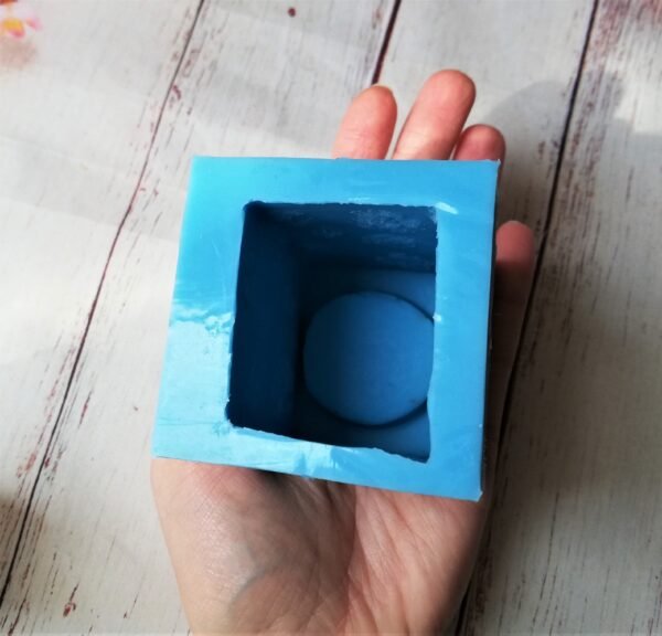 Stampo in silicone Portacandele natività natale per creazioni in resina, gesso e fimo - immagine 7
