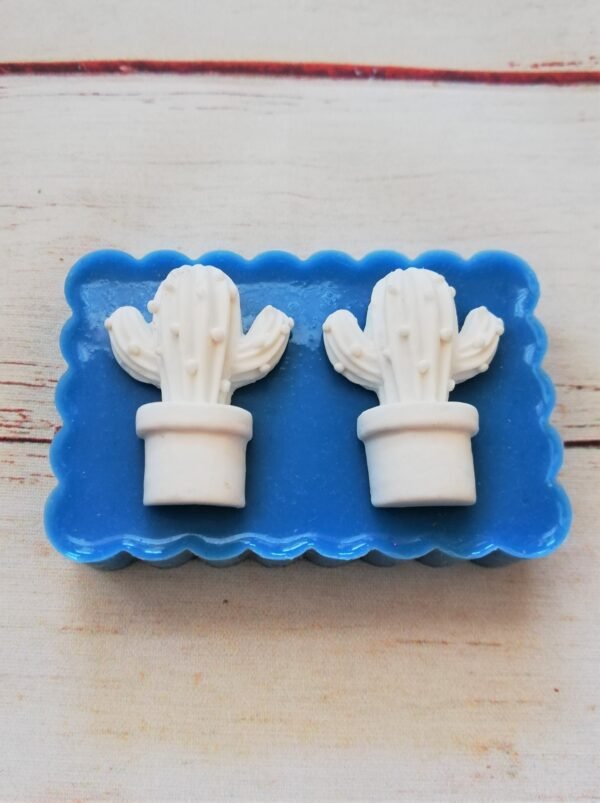 Stampo in silicone Cactus pianta grassa per creazioni in resina e fimo - immagine 10