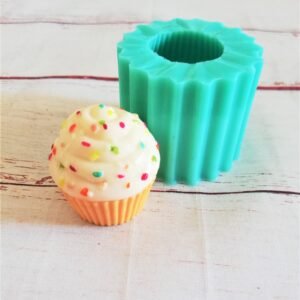 Stampo in silicone Cupcake dolcetto 3D per creazioni in resina e fimo