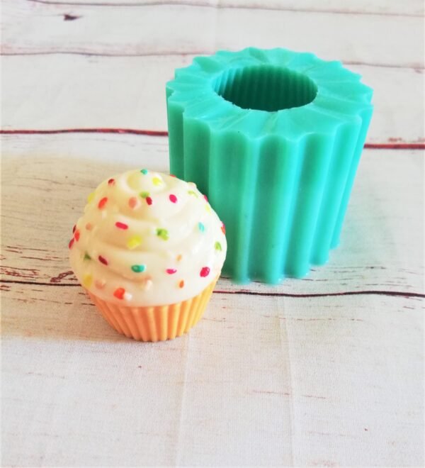 Stampo in silicone Cupcake dolcetto 3D per creazioni in resina e fimo